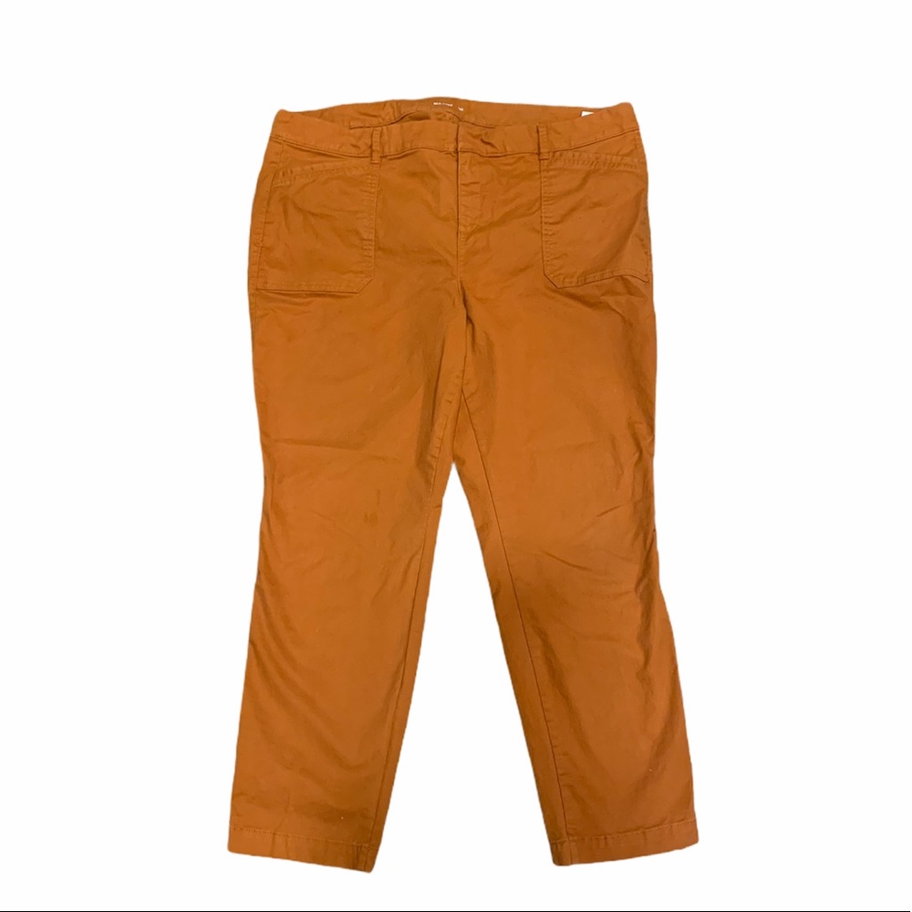 Burnt Orange Old Navy Pixie Cut Pants